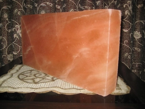 Himalayan Salt Brick (Large) 9" x 18" x 2" All Natural 1 Year Platinum Guarantee
