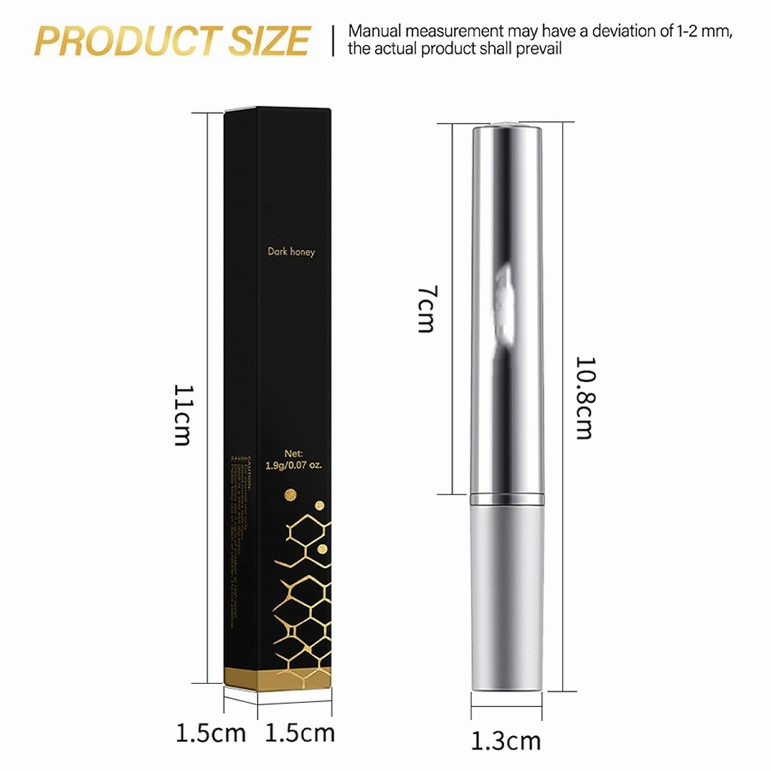 Honey Noir Black Honey Lipstick,Black Radiance Lipstick Lip Stain,Long Lasting Gloss,Makeup Care