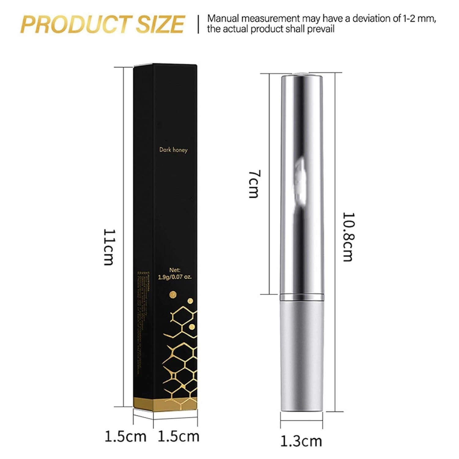 Honey Noir Black Honey Lipstick,Black Radiance Lipstick Lip Stain,Long Lasting Gloss,Makeup Care