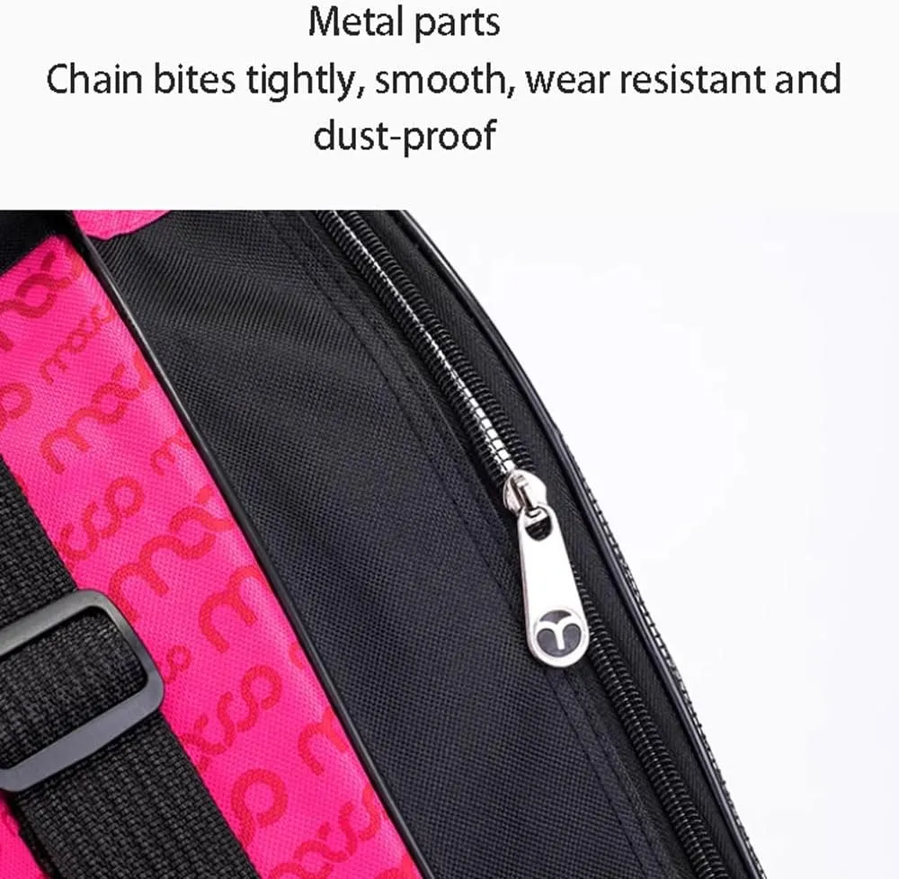 Ice Skate And Roller Skate Bag,Waterproof Inline Skate Bag,Large Capacity,Adjustable Shoulder Strap,Ventilation Mesh Pockets,Tear Resistant,for Boys,Girls,Men,and Women,38 * 30 * 35cm