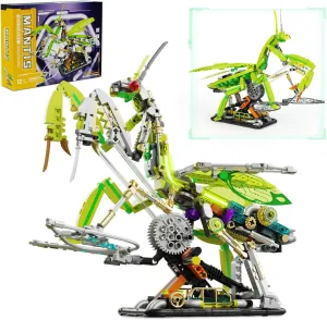 Ideas Mantis Insect Collection Building Set, Cool Mechanical Bug Animal Display Model with Light, Creative Gift Building Toy for Adults Boys Girls (999 PCS)