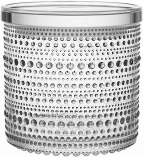 Iittala Kastehelmi 1015372 Container, 11.6 "x 4.5, Clear