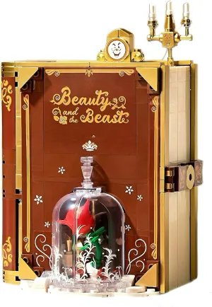 Illuminated Fairy Tale Book Building Blocks Toys Brown Version with Storyline for Boys and Girls -Includes for Women & Teenagers Adults