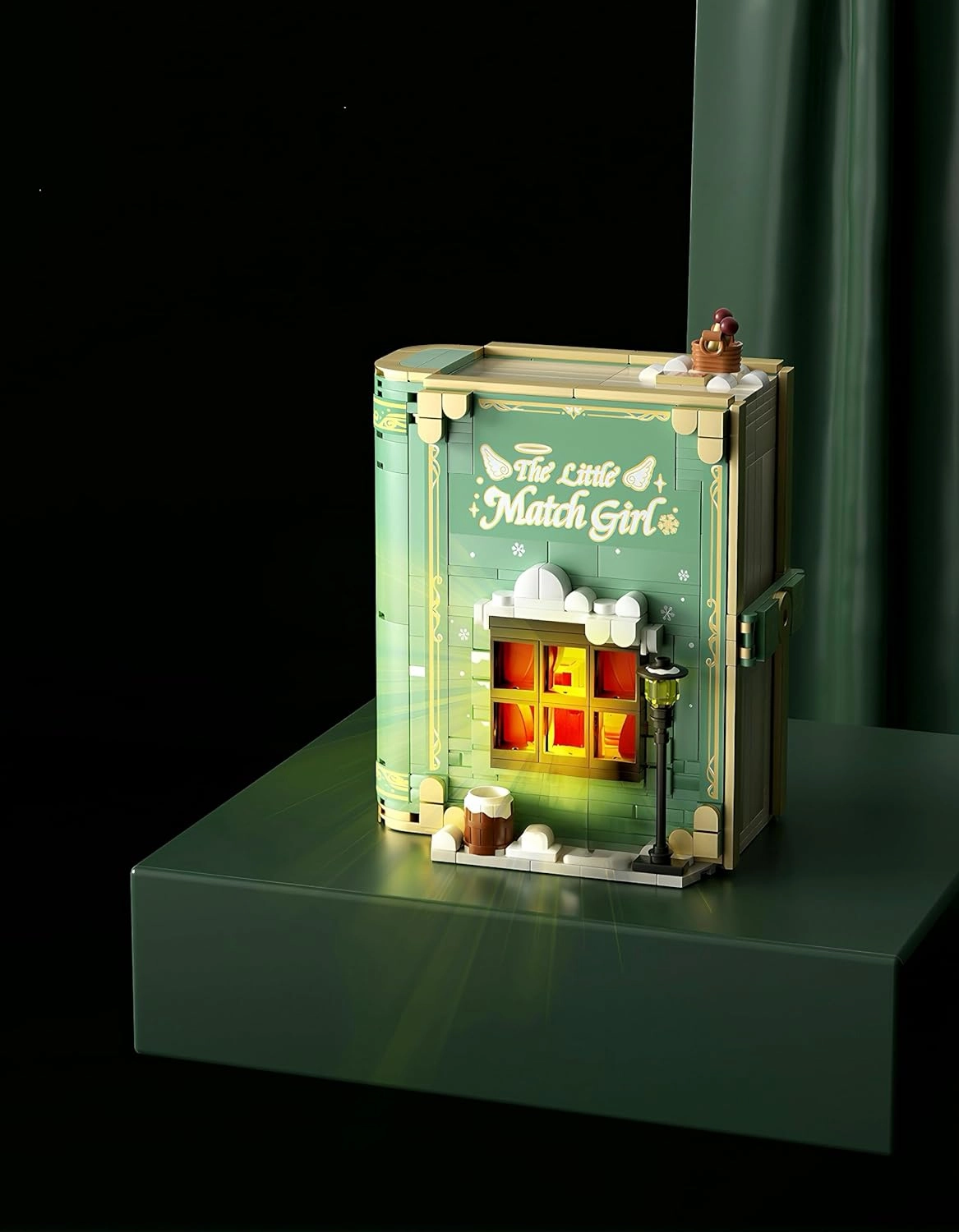 Illuminated Fairy Tale Book Building Blocks Toys Green Version with Storyline for Boys and Girls -Includes for Women & Teenagers Adults