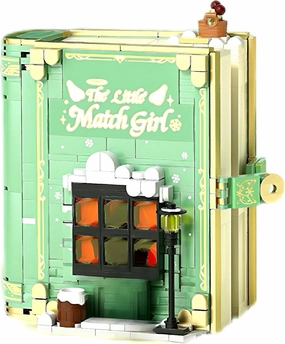Illuminated Fairy Tale Book Building Blocks Toys Green Version with Storyline for Boys and Girls -Includes for Women & Teenagers Adults
