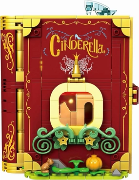 Illuminated Fairy Tale Book Building Blocks Toys Red Version with Storyline for Boys and Girls -Includes for Women & Teenagers Adults