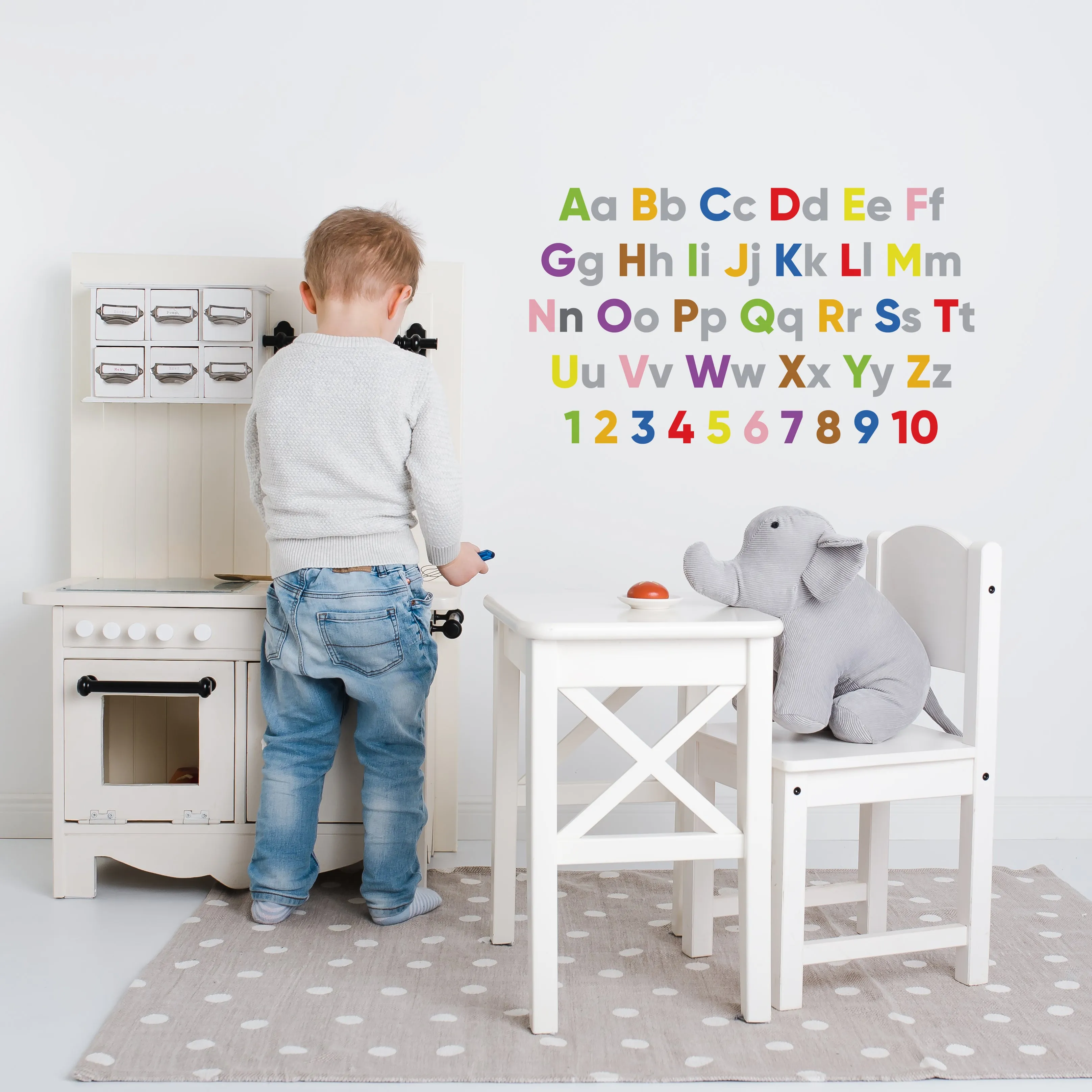 I'm Not Perfect Alphabet & Numbers Kids Bedroom Wall Sticker
