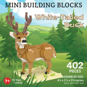 Impact Photographics - White-Tailed Buck Mini Building Blocks Set