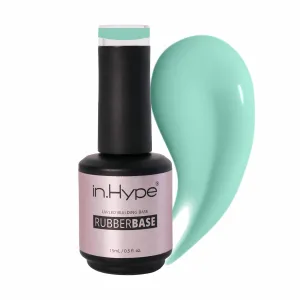 IN.HYPE Rubber Base Gel Soak off. UV/LED Curable (Mint)