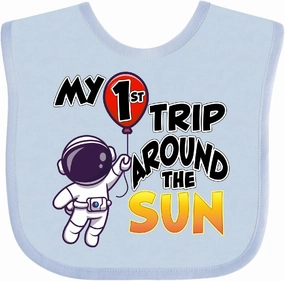 inktastic My 1st Trip Around the Sun Baby Bib