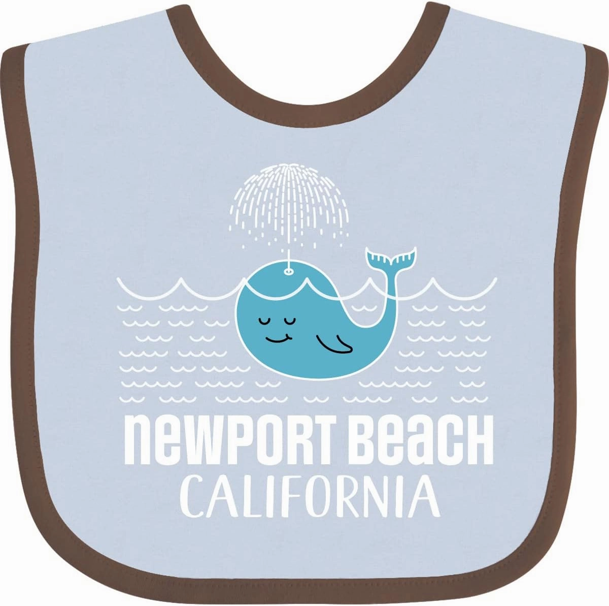 inktastic Newport Beach California Whale Watching Baby Bib