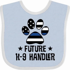 inktastic Police Law Enforcement Future K-9 Handler Baby Bib