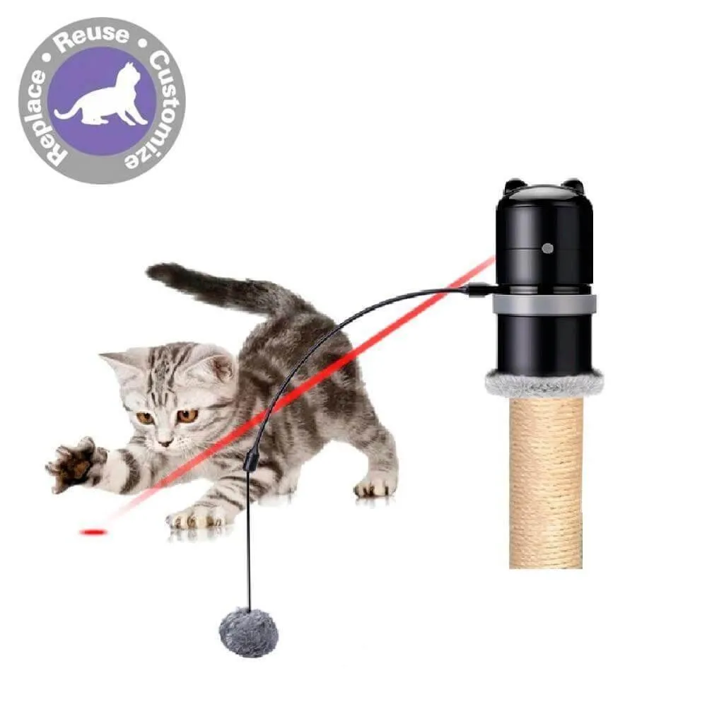 Interactive Cat Laser Toy - Portable Pet Plaything