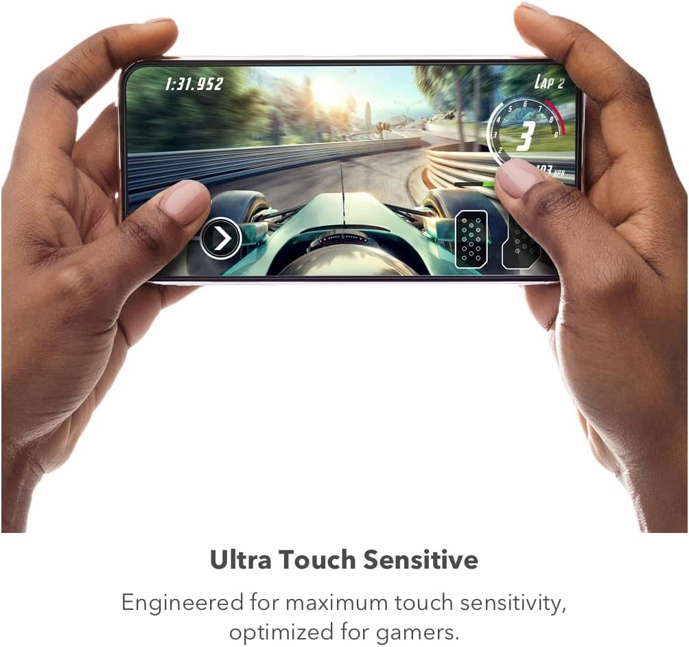 InvisibleShield Fusion XTR Curve for Samsung Galaxy S22 Ultra – Flexible Hybrid Screen Protection – with D3O – Blue Light Filter – Ultra Touch Sensitive – Biometric Technology –for Curved Screens