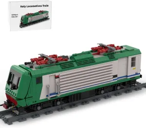 Italy Locomotives Train Building and Construction Toy, Technic Train Series Building Block Set, Creative Interactive Toy for Teens and Up (1044PCS ) - Static