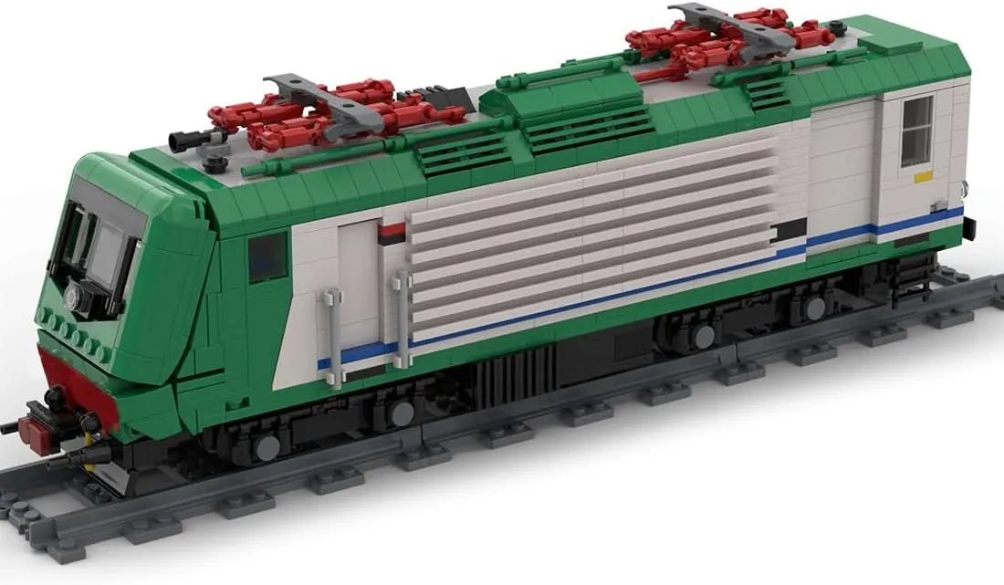 Italy Locomotives Train Building and Construction Toy, Technic Train Series Building Block Set, Creative Interactive Toy for Teens and Up (1044PCS ) - Static