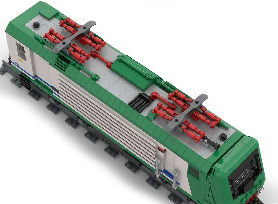 Italy Locomotives Train Building and Construction Toy, Technic Train Series Building Block Set, Creative Interactive Toy for Teens and Up (1044PCS ) - Static