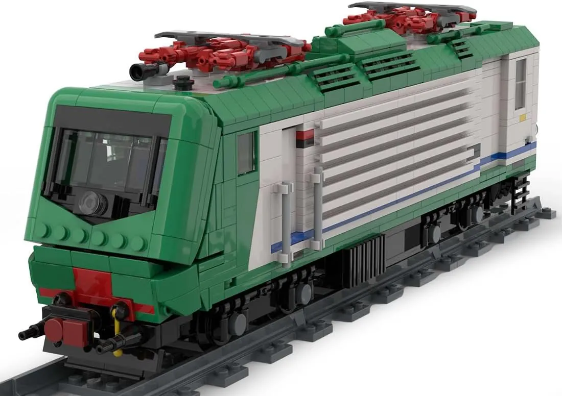 Italy Locomotives Train Building and Construction Toy, Technic Train Series Building Block Set, Creative Interactive Toy for Teens and Up (1044PCS ) - Static