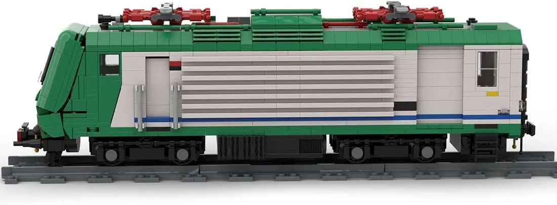 Italy Locomotives Train Building and Construction Toy, Technic Train Series Building Block Set, Creative Interactive Toy for Teens and Up (1044PCS ) - Static