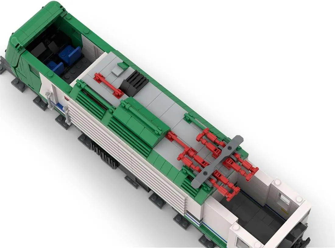 Italy Locomotives Train Building and Construction Toy, Technic Train Series Building Block Set, Creative Interactive Toy for Teens and Up (1044PCS ) - Static