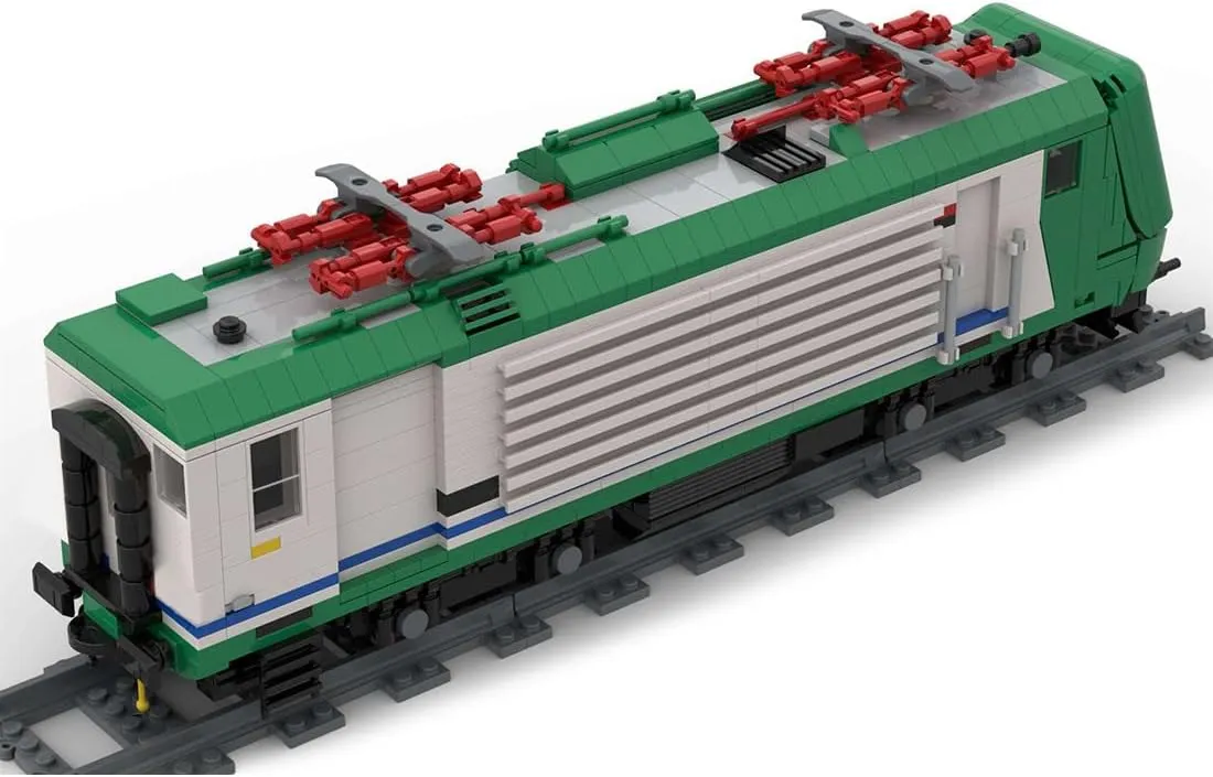 Italy Locomotives Train Building and Construction Toy, Technic Train Series Building Block Set, Creative Interactive Toy for Teens and Up (1044PCS ) - Static