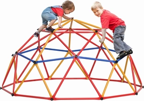JAXPETY Climbing Dome, Outdoor Climbing Toys for Kids, Jungle Gym for Kids Ages 4-8, 7ft Play Structure for Playground Climbers, Steel Frame Climbing Structures, 500lbs Capacity