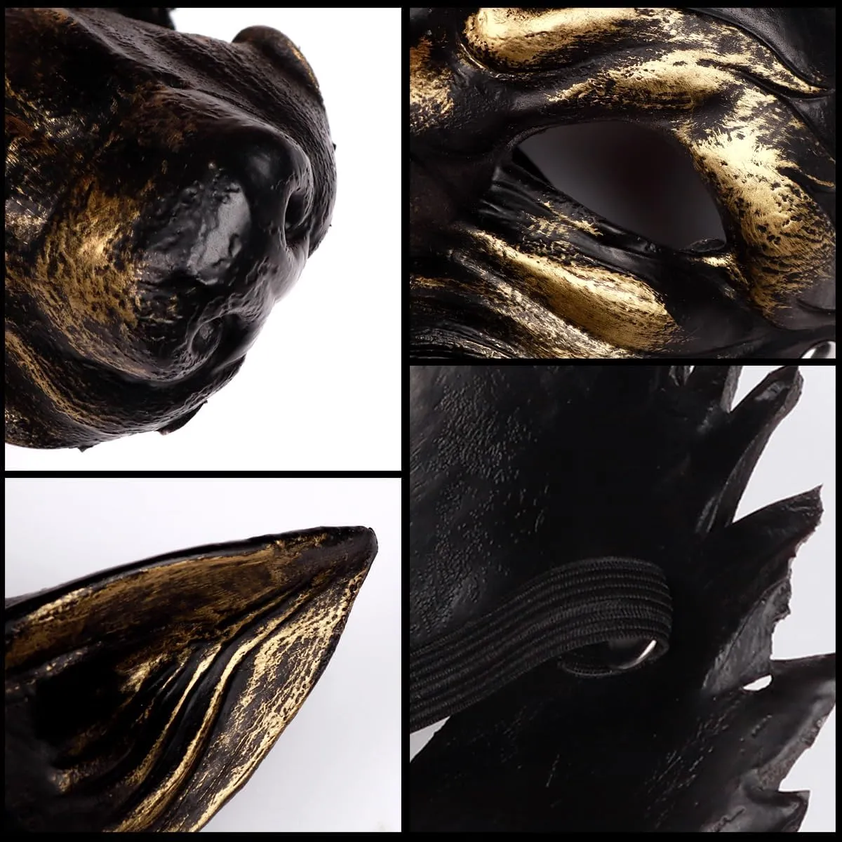 Joukavor Scary Animal Halloween Mask Realistic Face Mask Head Mask for Adults
