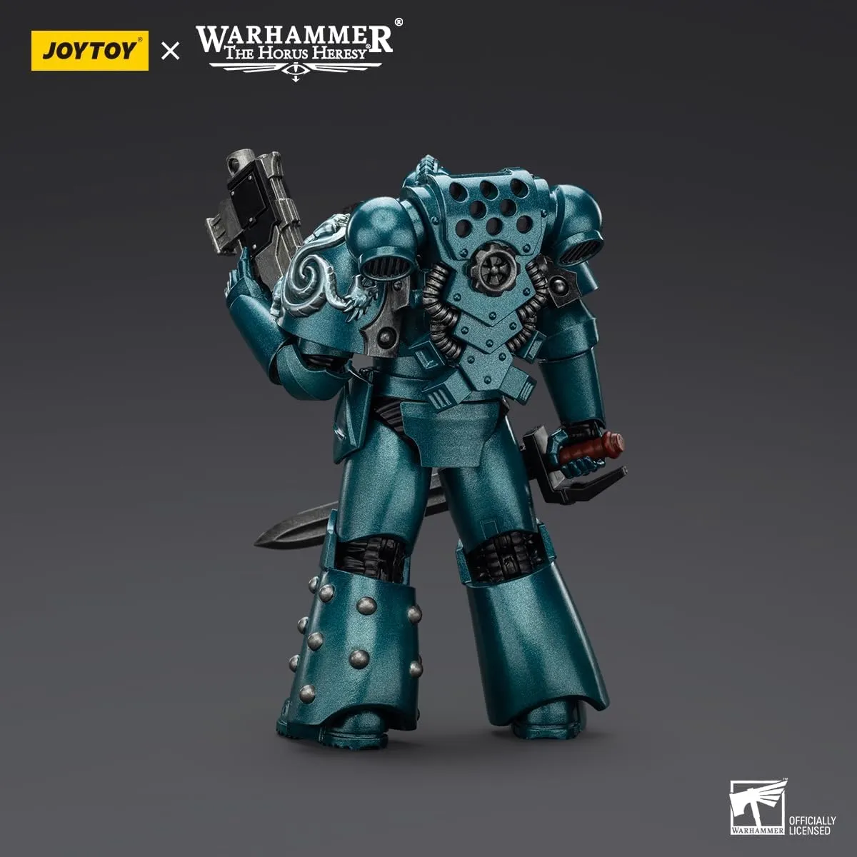 JOYTOY Warhammer 40K Alpha Legion 1/18 Action Figures Alpha Legion Headhunter Prime Model Collection
