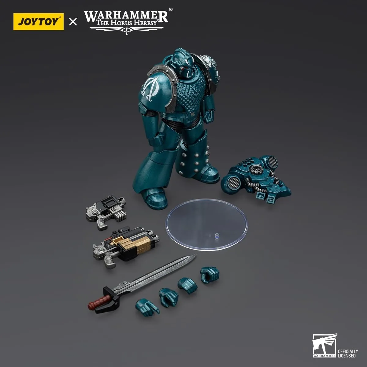 JOYTOY Warhammer 40K Alpha Legion 1/18 Action Figures Alpha Legion Headhunter Prime Model Collection