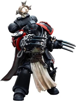 JOYTOY Warhammer 40K Black Templars1/18 Action Figures Black Templars Primaris Sword Brethren Alberic Model Collection