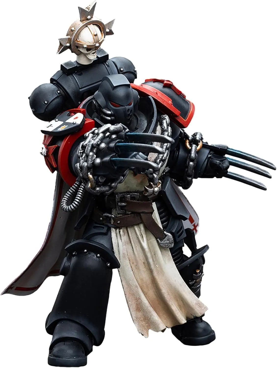 JOYTOY Warhammer 40K Black Templars1/18 Action Figures Black Templars Primaris Sword Brethren Alberic Model Collection