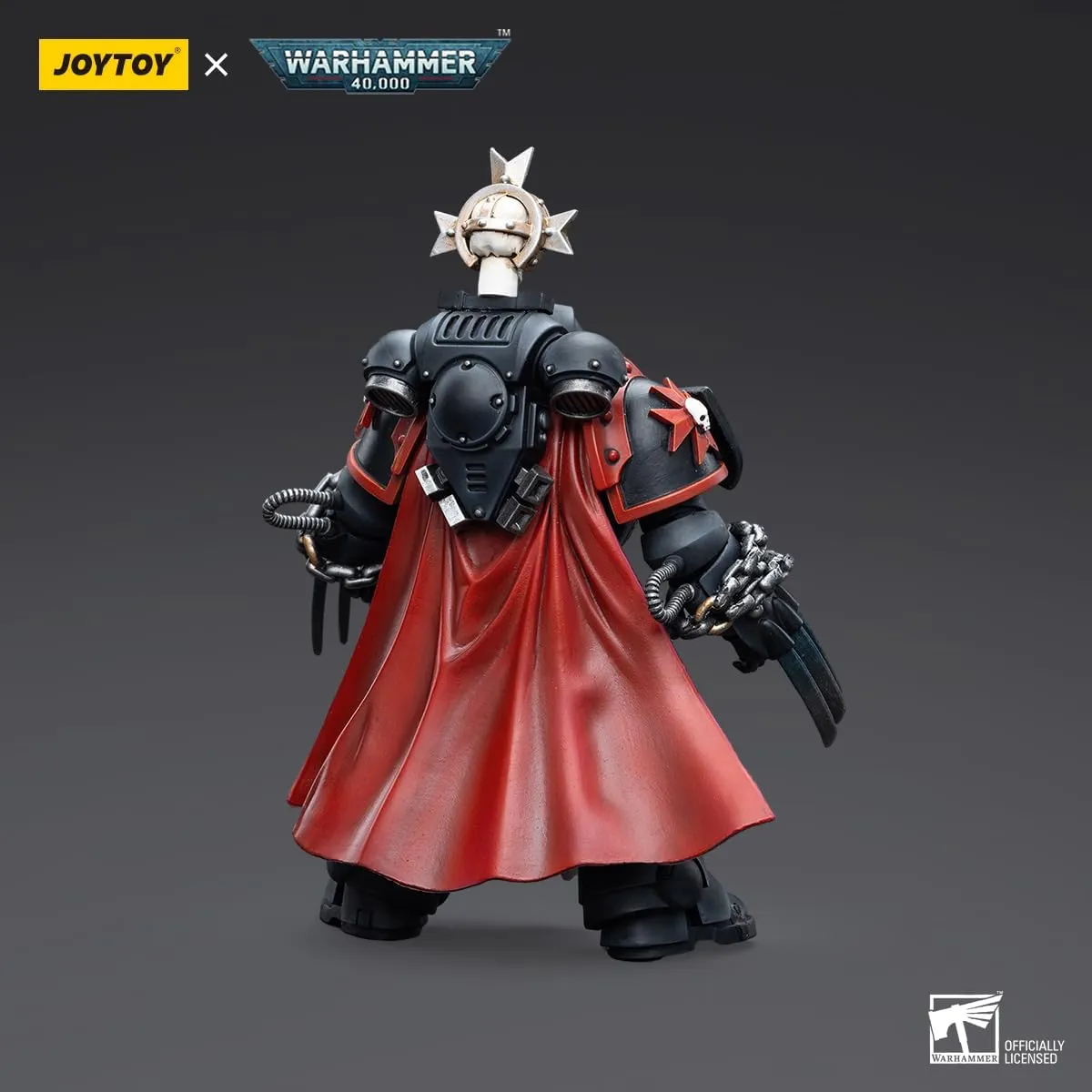 JOYTOY Warhammer 40K Black Templars1/18 Action Figures Black Templars Primaris Sword Brethren Alberic Model Collection