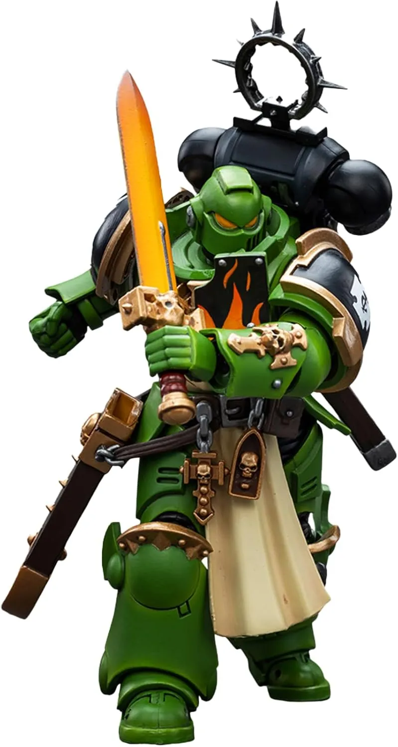 JOYTOY Warhammer 40K Salamanders 1/18 Action Figures Salamanders Bladeguard Veteran Model Collection
