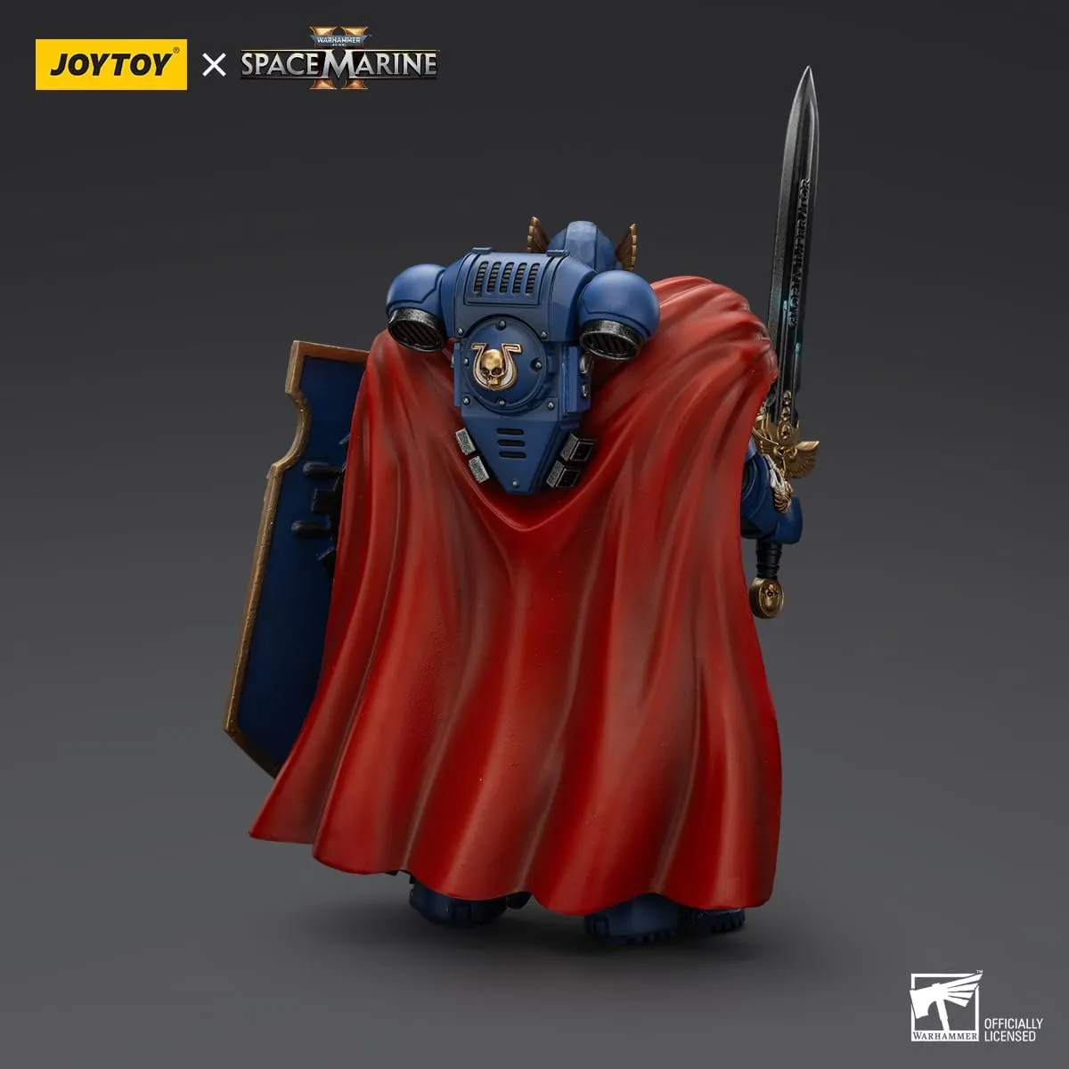 JOYTOY Warhammer 40K Ultramarines 1/18 Action Figures Ultramarines Victrix Honour Guard with Storm Shield and Power Sword Model Collection