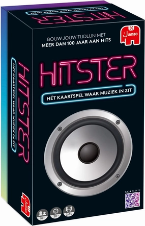 Jumbo Hitster Original Party and Card Game for Adults and Families - 2 to 10 Players from 16 Years Dutch