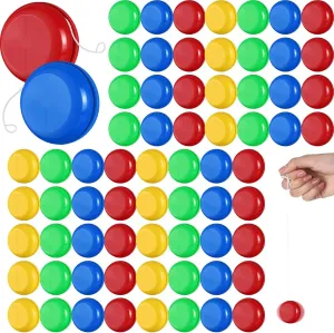 Junkin 200 Pcs Mini Yo Yo Assorted Colors Yoyo Bulk Classic Beginner Yoyo for Teens and Adults Back to School Party Favor, Classroom Prizes, Goody Bag Fillers Activities Gifts, 4 Colors