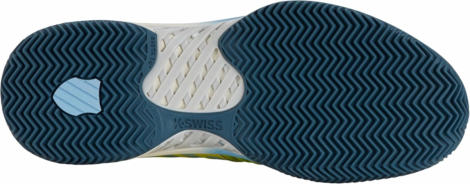 K-Swiss Men's Express Light 3 HB Padel Shoes (Dazzling Blue/Estate Blue/Evening Primerose)