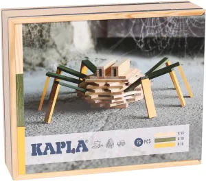 KAPLA Spider Case - Wooden Construction Set 75 Building Planks