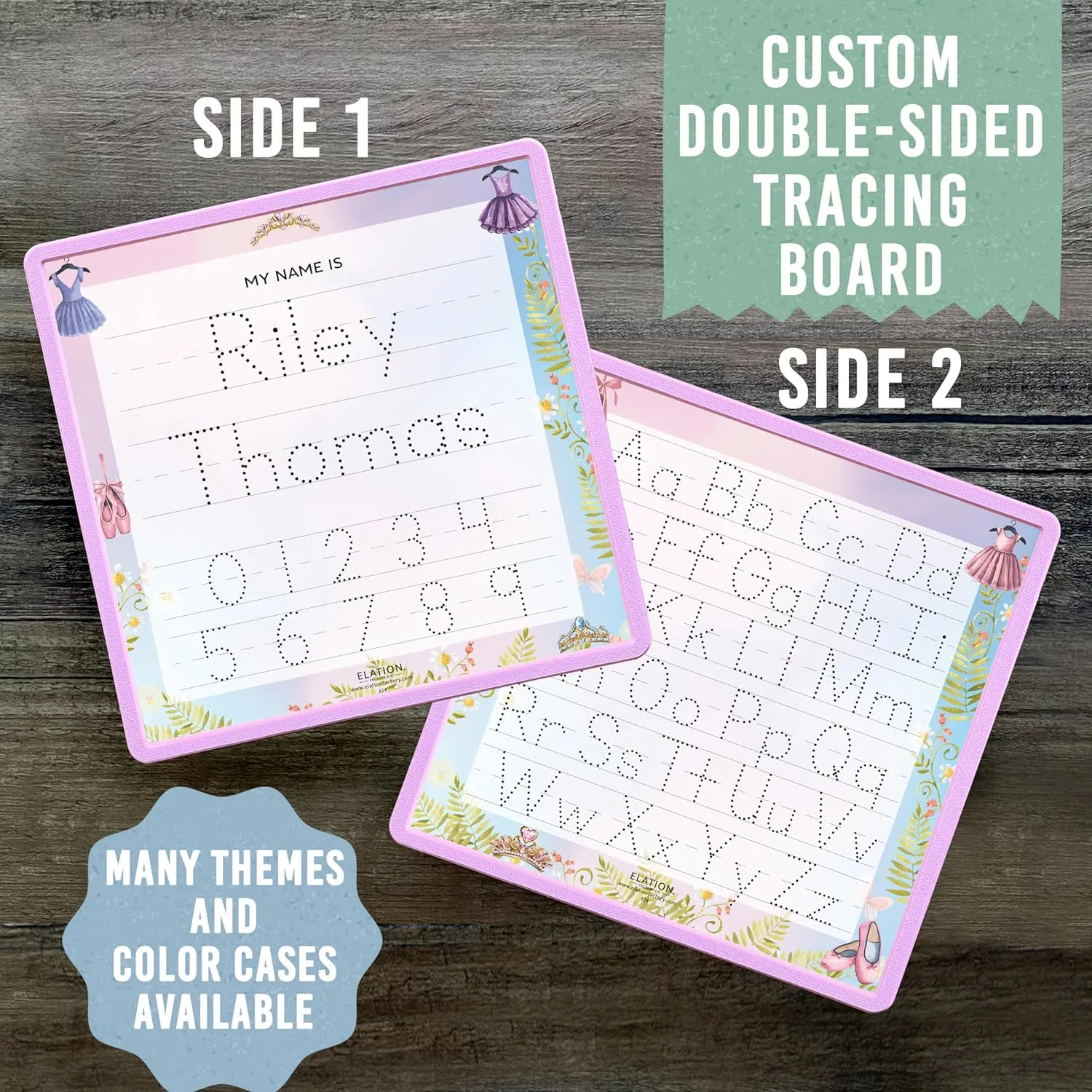 Kid's Name Tracing Board | Dry Erase Letter Tracing | Reusable Name Tracing Board | Letter Tracing Board | Personalized | Ballet Theme