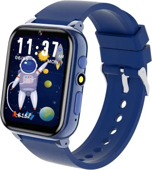 Kids Smart Watch Boys Smart Watch for Kids with 26 Games Calculator Watch for Boys Ages 3-12 Learning Card Audio Book Music Player Video Camera Watch Birthday Gift Toys for Boys