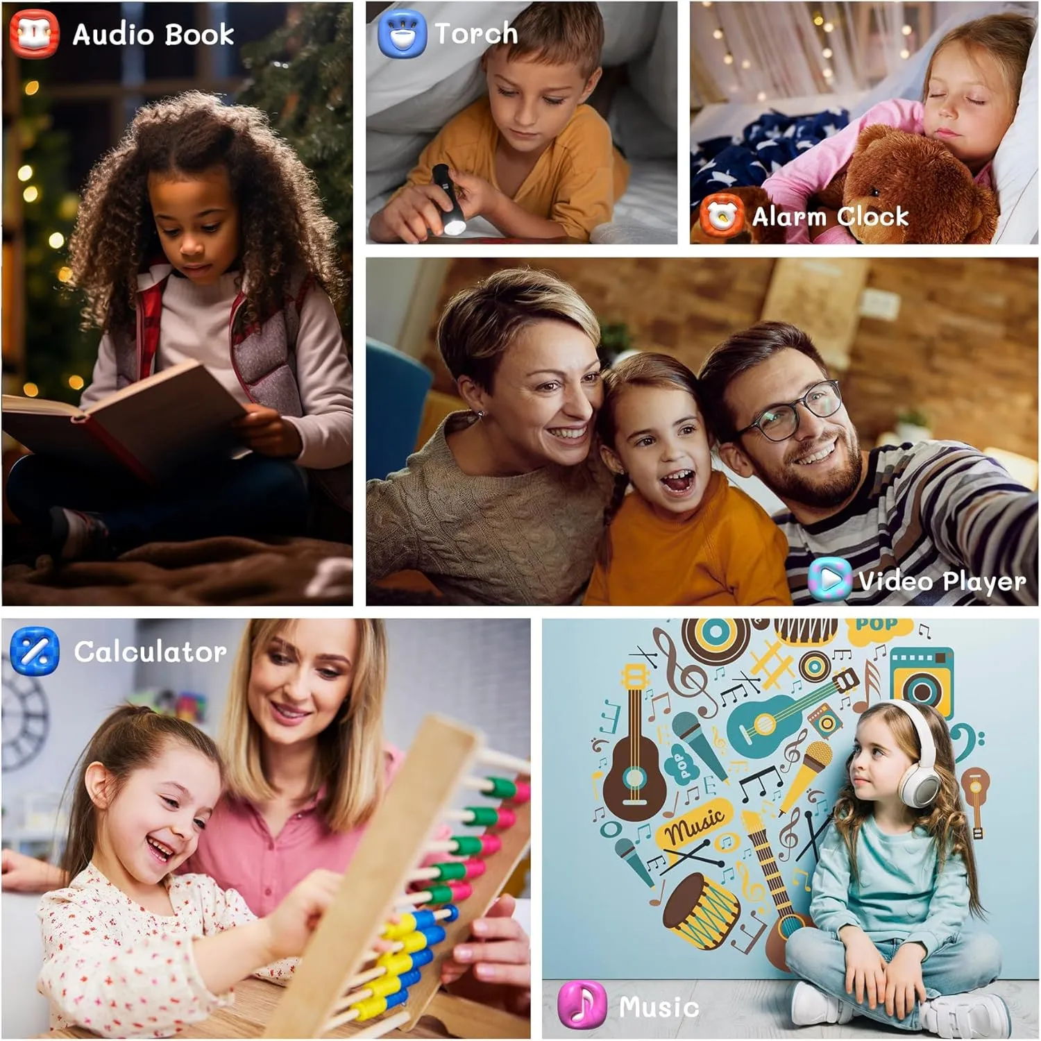 Kids Smart Watch Boys Smart Watch for Kids with 26 Games Calculator Watch for Boys Ages 3-12 Learning Card Audio Book Music Player Video Camera Watch Birthday Gift Toys for Boys