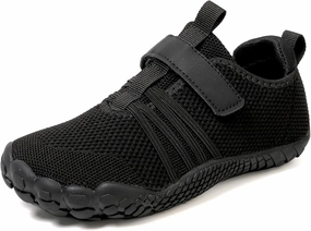 Kids Barefoot Shoes Boys Girls Footwear Toddler Shoes Wide Toe Box Hiking Flexible Zero Drop Sole Minimalist Sneakers Lightweight Breathable Slip On Running Tennis for Indoor Outdoor Little Big Kid