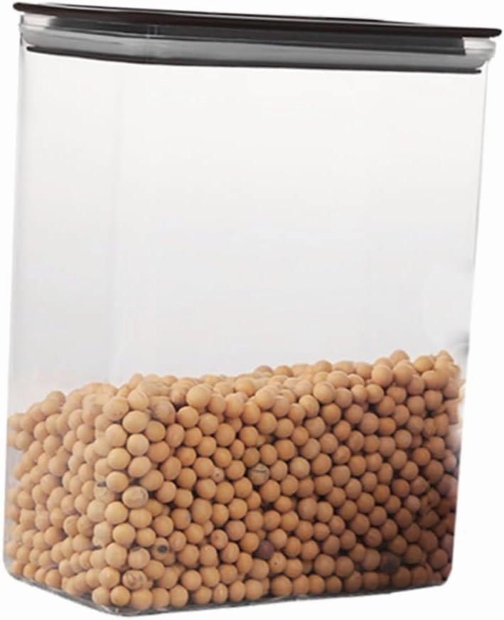 Large Food Container Airtight Coffee Canister Bean Storage Jar for Kitchen Food Seal Storage Container Plastic Empty Storage Jar for Tea and Dried Fruit
