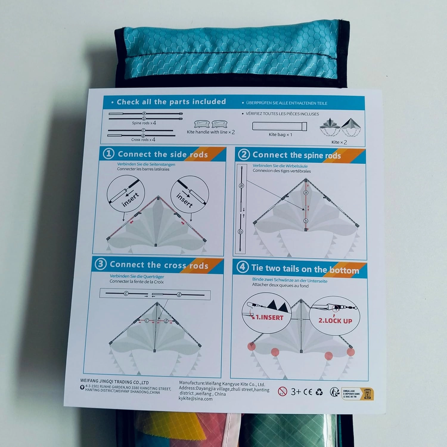 Large Rainbow Delta Kite for Kids & Adults,Single Line Beach Kite for Kids Ages 4-8 & 8-12,Easy to Fly for Toddlers and Beginners.