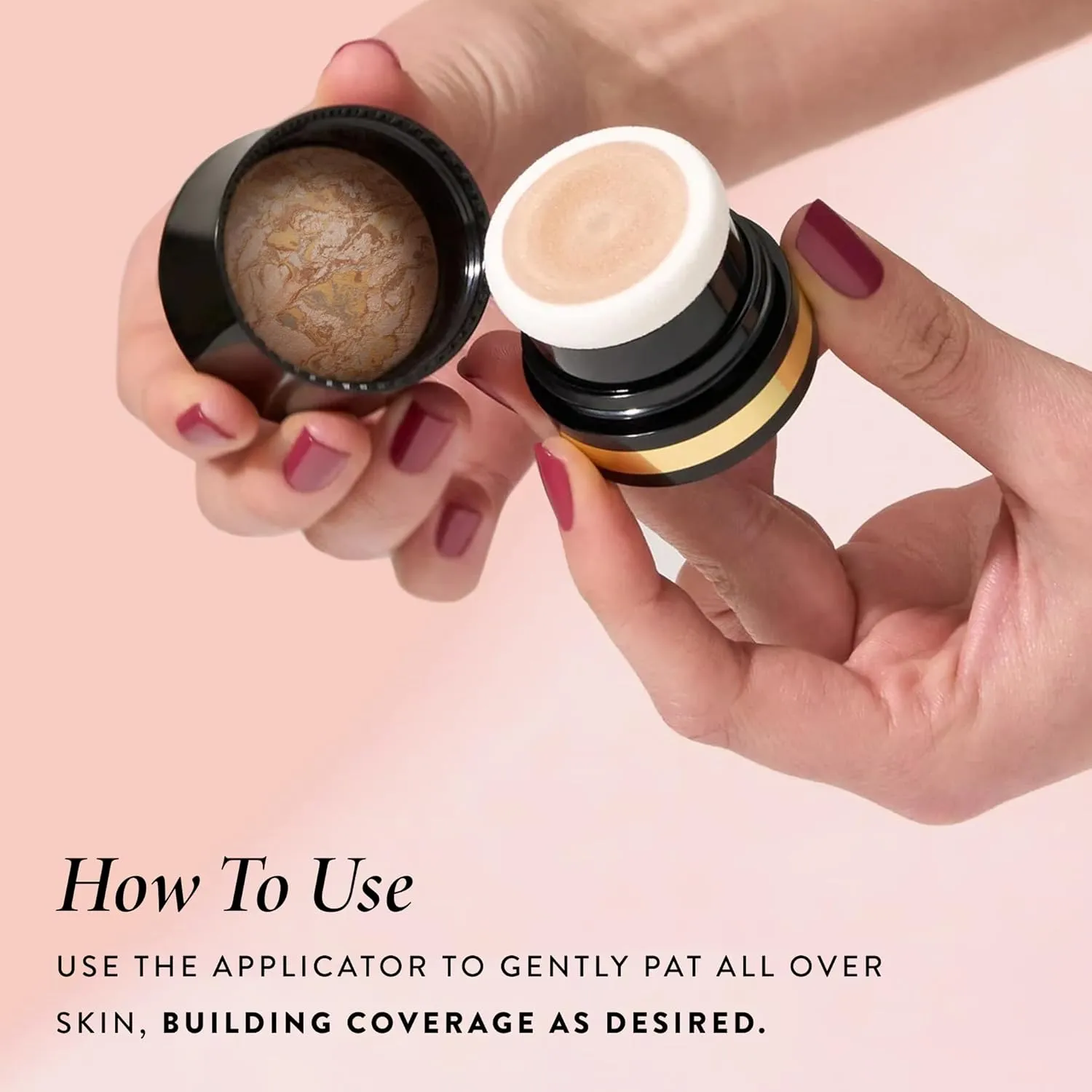 LAURA GELLER NEW YORK Baked Balance-n-Glow To Go Travel Size Illuminating Foundation - Tan - Buildable Sheer to Light Coverage - Satin Finish