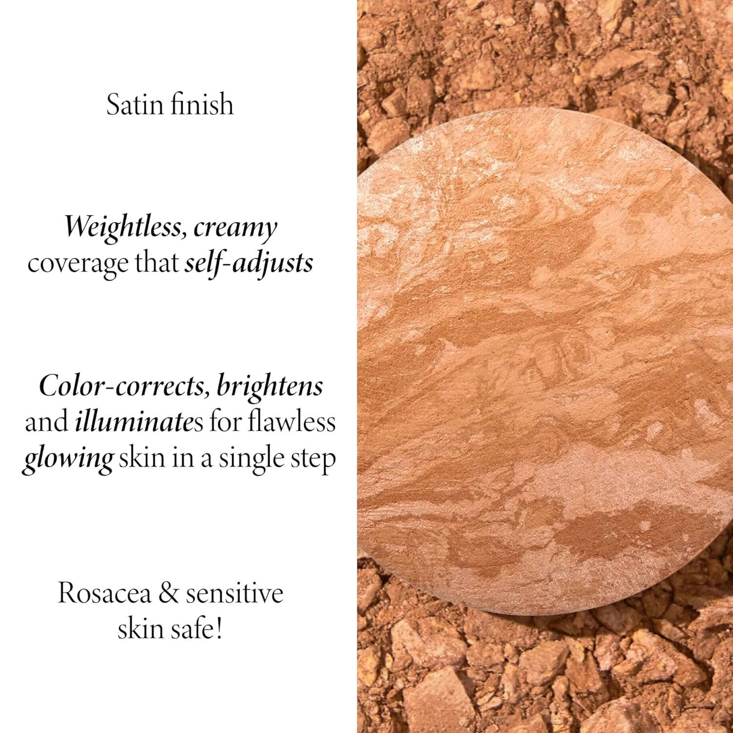 LAURA GELLER NEW YORK Baked Balance-n-Glow To Go Travel Size Illuminating Foundation - Tan - Buildable Sheer to Light Coverage - Satin Finish