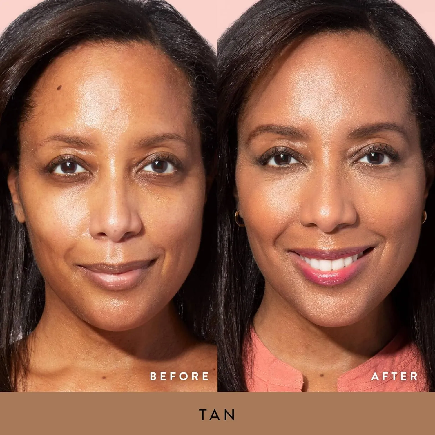LAURA GELLER NEW YORK Baked Balance-n-Glow To Go Travel Size Illuminating Foundation - Tan - Buildable Sheer to Light Coverage - Satin Finish
