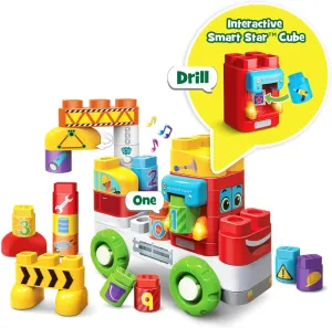 LeapFrog LeapBuilders 123 Fix-It Truck Interactive Learning Blocks Playset
