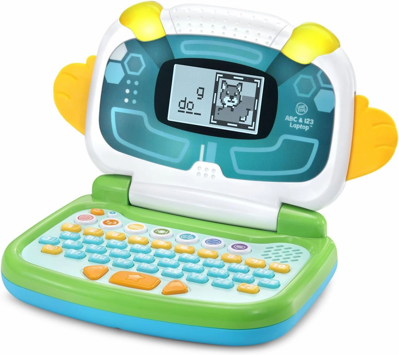 LeapFrog ABC and 123 Laptop for Preschoolers Ages 3-7 Years, Green