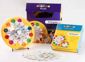 LEARNING WRAP-UPS SELF-CORRECTING Kindergarten Math Learning Palette Base Center Kit
